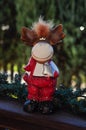 Reindeer Rudolf is preparing for the holidays