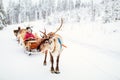 Reindeer safari in Lapland