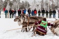 The reindeer team failed right after the start