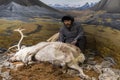 Reindeer trapper at The Polar Museum TromsÃÂ¸