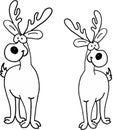 Reindeers Royalty Free Stock Photo