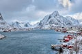 Reine fishing village, Norway Royalty Free Stock Photo