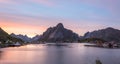 Reine, Lofoten, Norway. Fishing village.