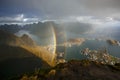 Reine from Reinebringen, Lofoten, Nordland, Norway Royalty Free Stock Photo