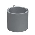 Reinforced concrete ring for a well. Concrete product. Blank for advertising. 3D illustration