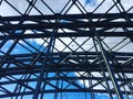 Reinforced structure of bridge Royalty Free Stock Photo