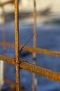 Reinforcement frame for foundation close-up