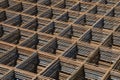 Reinforcing bar mesh Royalty Free Stock Photo