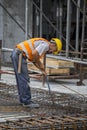 Reinforcing ironworker