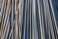 The reinforcing steel bars Royalty Free Stock Photo