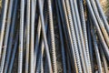The reinforcing steel rod Royalty Free Stock Photo
