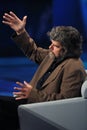 Reinhold Messner ,guest in the Rai studios