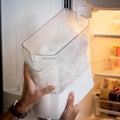 Reinstalling a ice maker in a freezer