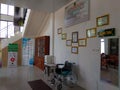 Rejang Lebong, indonesia. Oct 11, 2019. Waiting room at Dinas Kesehatan Kab. Rejang Lebong with wheel chair
