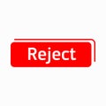 Reject icon in simple style