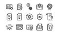 Reject icons. Decline, Cancel and Dislike. Classic icon set. Vector