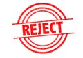 REJECT Rubber Stamp Royalty Free Stock Photo