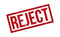 Reject Rubber Stamp. Red Reject Rubber Grunge Stamp Seal Vector Illustration - Vector Royalty Free Stock Photo