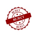 Reject stamp illustration