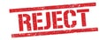 REJECT text on red vintage lines stamp Royalty Free Stock Photo