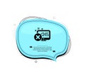 Reject web access icon. Decline monitor sign. Vector