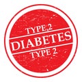 Type 2 diabetes stamp
