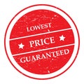 Lowest price guaranteed stamp