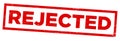 rejected red stamp icon vector Royalty Free Stock Photo