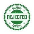 Rejected grunge vintage sign rubber stamp Royalty Free Stock Photo