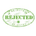Rejected rubber stamp Royalty Free Stock Photo