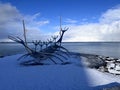 Reykjavik The sun voyager Iceland Royalty Free Stock Photo