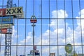 Billboards of a shopping center