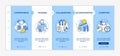 Relation problems resolution onboarding vector template Royalty Free Stock Photo
