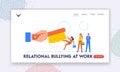 Relational Bullying at Work Landing Page Template. Downsnizing, Dismissal or Reduction Company Personnel