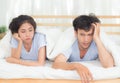 Relationship difficulties, conflict and family concept Royalty Free Stock Photo