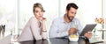Relationship problems, woman disappointed, man indifference, Royalty Free Stock Photo