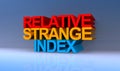 Relative strange index on blue