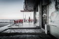 Empty Summer Town In Turkey