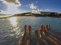 Relax in the icelandic natural bath