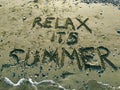 Relax its Summer Royalty Free Stock Photo