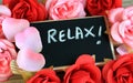 Relax message Royalty Free Stock Photo