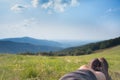 Relax people on polish mouuntain Royalty Free Stock Photo