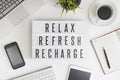 Relax, refresh and recharge in office Royalty Free Stock Photo