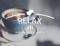 Relax Relaxation Rest Chill Peace Vacation Life Concept Royalty Free Stock Photo
