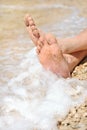 Relaxation on beach Royalty Free Stock Photo