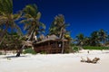 Relaxation on the beach of Caribe, Mexico