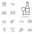 relaxation in drinking icon. relaxation icons universal set for web and mobile Royalty Free Stock Photo