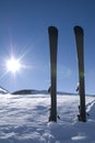 Relaxation in Les Arcs. France Royalty Free Stock Photo