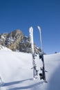 Relaxation in Les Arcs. France Royalty Free Stock Photo