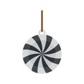 Relaxation pendulum icon flat isolated vector